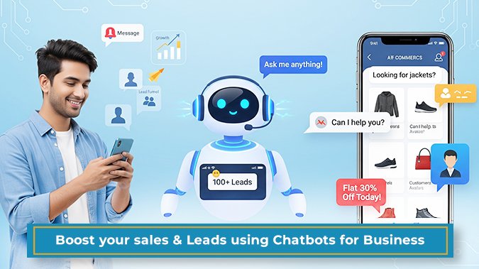 Boost your sales & Leads using Chatbots for Business